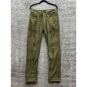 Gustin #151 Monster Wale Corduroy 5 Pocket Straight Pants Olive Mens Size 32